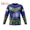 NRL New Zealand Warriors Custom Name Number Nature Jersey Sweatshirt