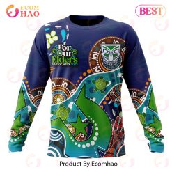 NRL New Zealand Warriors Custom Name Number Special Design NAIDOC Sweatshirt
