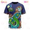 NRL New Zealand Warriors Custom Name Number Special Design NAIDOC T-Shirt