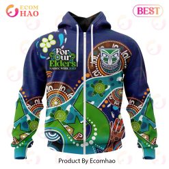 NRL New Zealand Warriors Custom Name Number Special Design NAIDOC Zip Up Hoodie
