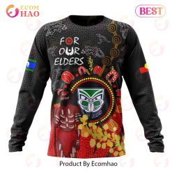 NRL New Zealand Warriors Custom Name Number Special Edition NAIDOC Sweatshirt