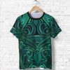 NRL New Zealand Warriors Maori Green T-Shirt