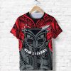 NRL New Zealand Warriors Maori Red T-Shirt