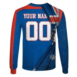 Alternative view of NRL Newcastle Knights Custom Name Number 2020 For Fans Jersey Sweatshirt
