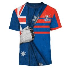 NRL Newcastle Knights Custom Name Number 2020 For Fans Jersey T-Shirt