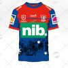 NRL Newcastle Knights Custom Name Number 2021 ANZAC Jersey T-Shirt