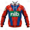 NRL Newcastle Knights Custom Name Number 2021 Heritage Zip Up Hoodie