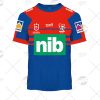 NRL Newcastle Knights Custom Name Number 2021 Home Jersey Kids T-Shirt