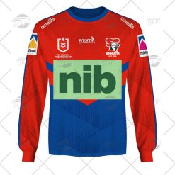 NRL Newcastle Knights Custom Name Number 2022 Home Jersey Sweatshirt