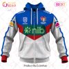 NRL Newcastle Knights Custom Name Number 2023 Away Jersey Zip Up Hoodie