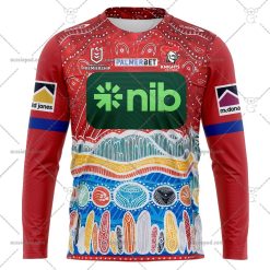 NRL Newcastle Knights Custom Name Number 2023 Indigenous Jersey Sweatshirt