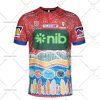 NRL Newcastle Knights Custom Name Number 2023 Indigenous Jersey T-Shirt