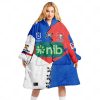 NRL Newcastle Knights Custom Name Number 2023 Mix Jersey V2 Fleece Oodie