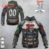 NRL Newcastle Knights Custom Name Number Armor Pullover Hoodie