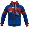 NRL Newcastle Knights Custom Name Number Flag Retro Jersey 1988 Zip Up Hoodie