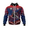 NRL Newcastle Knights Custom Name Number Indigenous Mascot Zip Up Hoodie