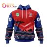 NRL Newcastle Knights Custom Name Number Nature Jersey Pullover Hoodie