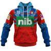 NRL Newcastle Knights Custom Name Number NRL Nines 2020 Jersey Pullover Hoodie