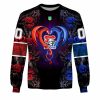 NRL Newcastle Knights Custom Name Number Rose Dragon Sweatshirt
