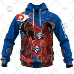 Alternative view of NRL Newcastle Knights Indigenous 2022 NAIDOC Week Pullover Hoodie