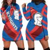 NRL Newcastle Knights Simple Style Women Hoodie Dress