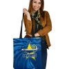 NRL North Queensland Cowboys Blue Fire Tote Bag