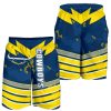NRL North Queensland Cowboys Camouflage Color Men Beach Shorts