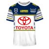 NRL North Queensland Cowboys Custom Name Number 2020 Home Jersey T-Shirt