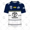 NRL North Queensland Cowboys Custom Name Number 2022 Gold Stars Jersey T-Shirt