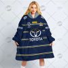 NRL North Queensland Cowboys Custom Name Number 2022 Home Jersey Fleece Oodie