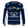 NRL North Queensland Cowboys Custom Name Number 2022 Home Jersey Sweatshirt