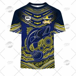 NRL North Queensland Cowboys Custom Name Number 2022 Indigenous Fishing Jersey T-Shirt