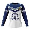 NRL North Queensland Cowboys Custom Name Number 2023 Away Jersey Sweatshirt