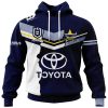 NRL North Queensland Cowboys Custom Name Number 2023 Mix Jersey Pullover Hoodie