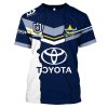NRL North Queensland Cowboys Custom Name Number 2023 Mix Jersey T-Shirt