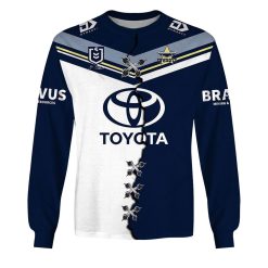 NRL North Queensland Cowboys Custom Name Number 2023 Mix Jersey V2 Sweatshirt