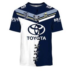 NRL North Queensland Cowboys Custom Name Number 2023 Mix Jersey V2 T-Shirt