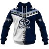 NRL North Queensland Cowboys Custom Name Number 2023 Mix Jersey V2 Zip Up Hoodie