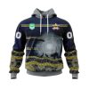 NRL North Queensland Cowboys Custom Name Number Nature Jersey Pullover Hoodie