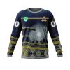 NRL North Queensland Cowboys Custom Name Number Nature Jersey Sweatshirt