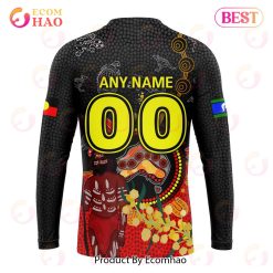 Alternative view of NRL North Queensland Cowboys Custom Name Number Special Edition NAIDOC Sweatshirt