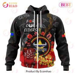 NRL North Queensland Cowboys Custom Name Number Special Edition NAIDOC Zip Up Hoodie