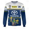 NRL North Queensland Cowboys Custom Name Number x The Simpsons Halloween 2020 Sweatshirt