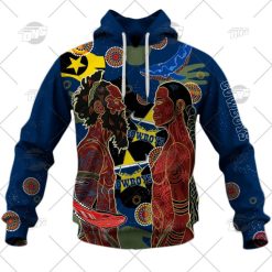 Alternative view of NRL North Queensland Cowboys Indigenous 2020 NAIDOC Week Pullover Hoodie