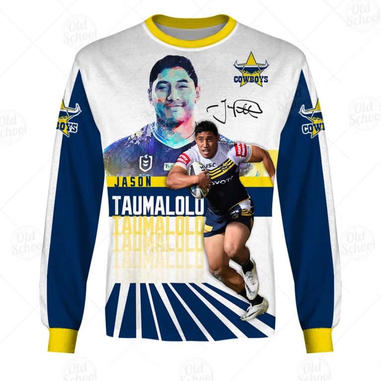 NRL North Queensland Cowboys Jason Taumalolo #13 Sweatshirt V7