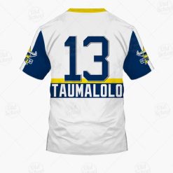 Alternative view of NRL North Queensland Cowboys Jason Taumalolo #13 T-Shirt V7