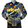 NRL North Queensland Cowboys Unique Indigenous Bomber Jacket