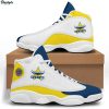 NRL North Queensland Cowboys White Blue Air Jordan 13 Shoes V2