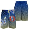 NRL Parramatta Eels ANZAC Poppy Flower Men Beach Shorts