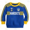 NRL Parramatta Eels Custom Name Number 1982 Vintage Retro Jersey Kids Sweatshirt